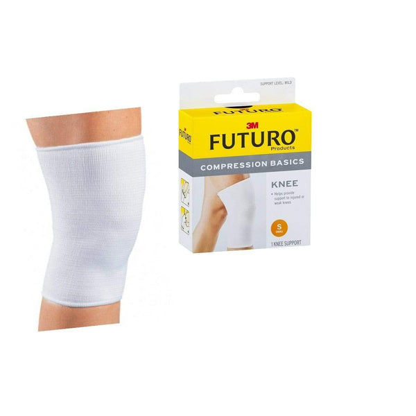 Futuro Knee Support White / 30.5cm - 36.8cm / Small Futuro Elastic Knit Knee Support