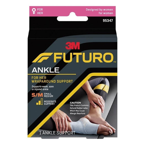 Futuro Ankle Support Small/Medium / 19.1cm - 21.6cm Futuro Slim Silhouette Ankle Support "For Her"