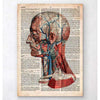 Codex Anatomicus Anatomical Print Geometric Head Anatomy Old Dictionary Page