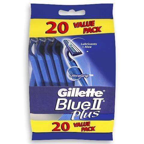 Procter & Gamble 20 Gillette Blue II Plus Razor