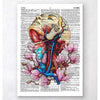 Codex Anatomicus Anatomical Print A5 Size (14.8 x 21 cm) Head, Neck And Arteries Dictionary Page