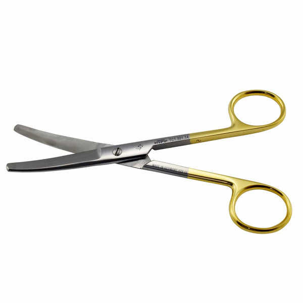 Hipp Operating Scissors 14.5cm / Curved + TC / Blunt/Blunt Hipp Surgical Scissors