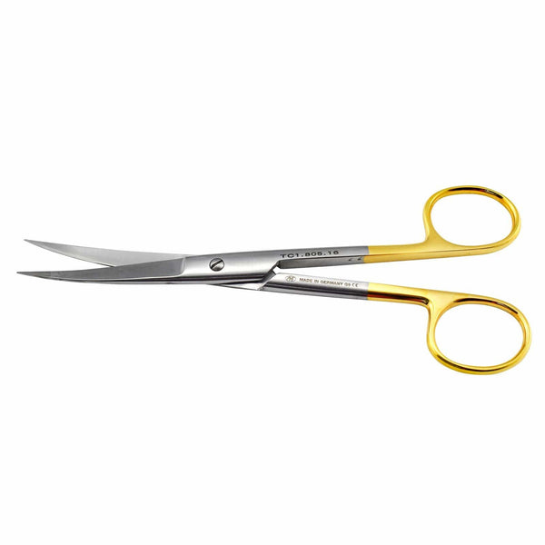 Hipp Operating Scissors 16.5cm / Curved + TC / Sharp/Sharp Hipp Surgical Scissors