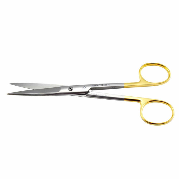 Hipp Operating Scissors 16.5cm / Straight +TC / Sharp/Sharp Hipp Surgical Scissors