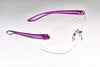 Hogies Safety Glasses Purple Hogies Micro Protective Safety Glasses