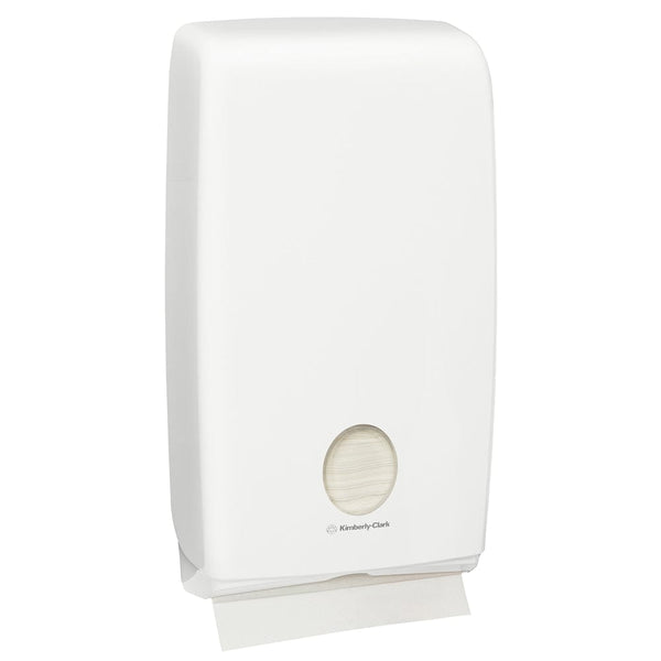 Kimberly Clark Professional Hand Towel Dispenser White KIMBERLY-CLARK PROFESSIONAL AQUARIUS Optimum Paper Towel Dispenser (70250)