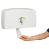 Kimberly Clark Professional Toilet Tissue Dispenser White KIMBERLY-CLARK PROFESSIONAL AQUARIUS Twin Jumbo Roll Dispenser (70210), Twin Toilet Roll Dispenser