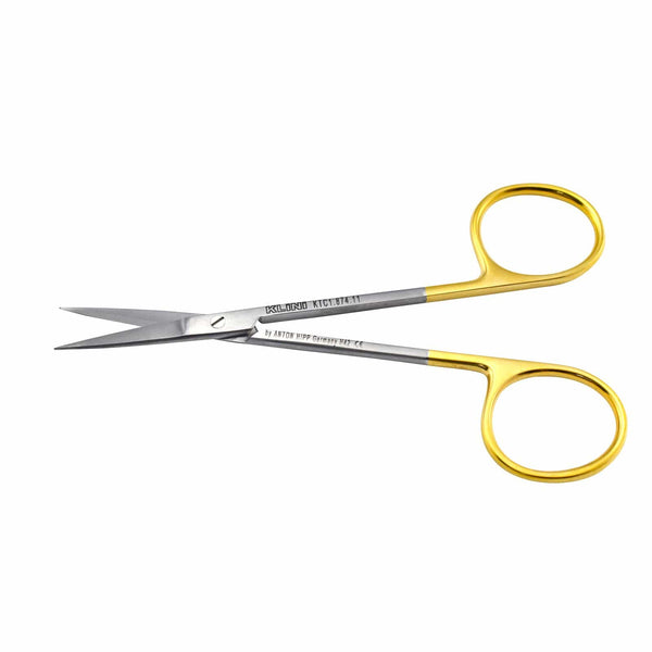 Klini Surgical Instruments 11cm / Straight / TC Klini Iris Scissors