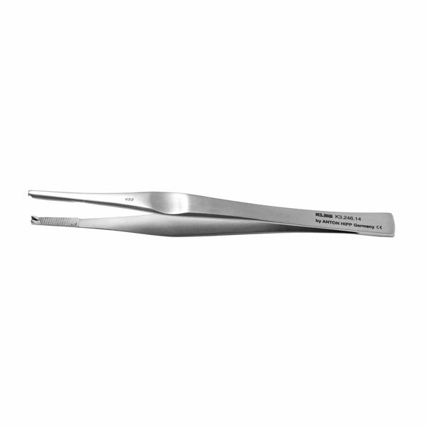 Klini Surgical Instruments 14cm / 1x2 Teeth Klini Lane Tissue Forceps