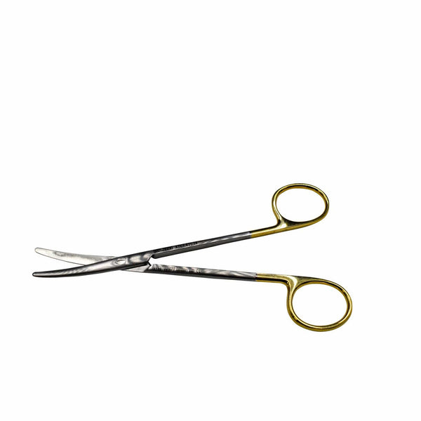 Klini Surgical Instruments 14cm / Curved + TC / Blunt/Blunt Klini Metzenbaum Scissors