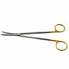 Klini Surgical Instruments 18cm / Curved + TC / Blunt/Blunt Klini Metzenbaum Scissors