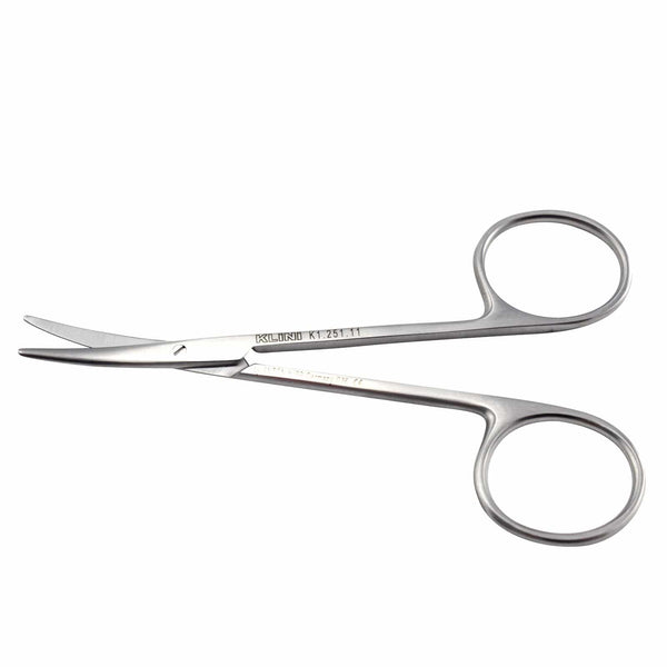 Klini Surgical Instruments 11cm / Curved / Standard Klini Strabismus Scissors