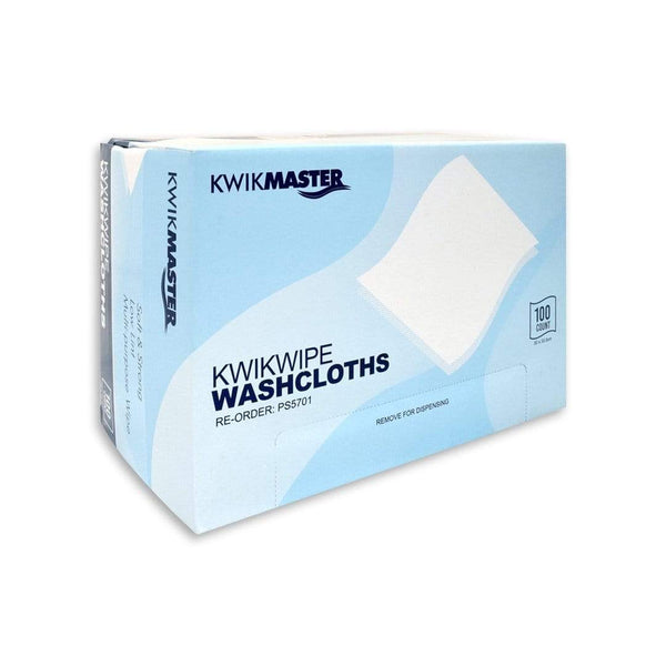 Kwikmaster 30x33.5cm White Kwikwipe Washcloth