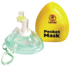 Laerdal CPR Barrier Devices Yellow Hard Case / Oxygen Inlet / Standard Laerdal Pocket Mask