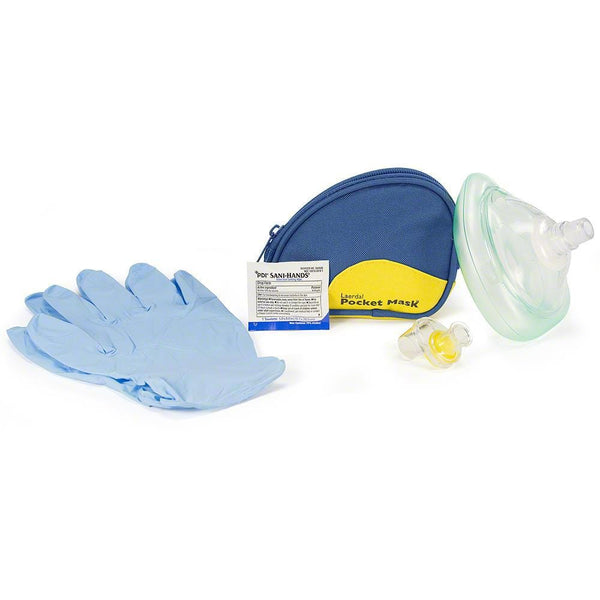 Laerdal CPR Barrier Devices Soft Pack Blue / Standard / With Gloves Laerdal Pocket Mask
