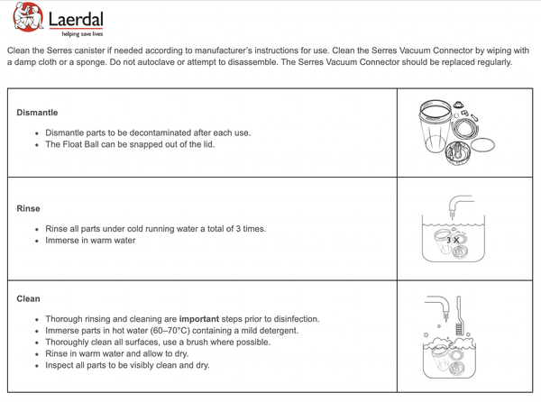 Laerdal Suction Units Laerdal Suction Unit LSU with Serres Disposable Canister