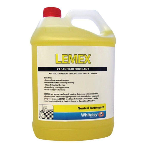 Whiteley Medical Disinfectant Liquid 5L Lemex Neutral General Purpose Detergent