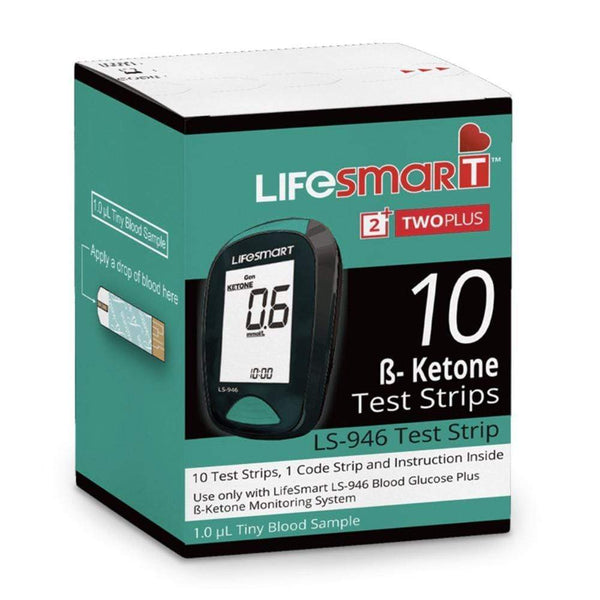 LifeSmart Ketone Test Strips LifeSmart Twoplus Ketone Test Strips Box10
