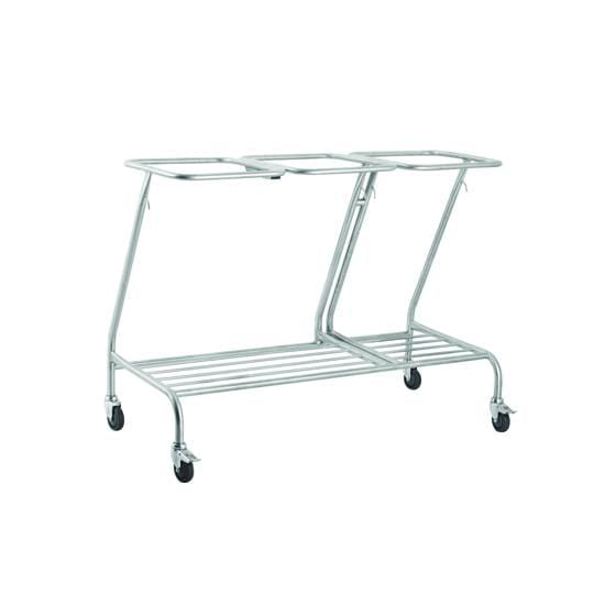 Pacific Medical Australia Linen Trolleys Triple / Without Lid Linen Trolley 304 Stainless Steel