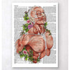 Codex Anatomicus Anatomical Print Male Body Anatomy Art Dictionary Page
