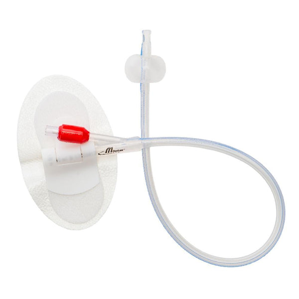 MDevices Catheters 16Fr (Orange) / 40cm with 10mL Balloon / Open Ended MDevices 2-Way Foley Catheter with Balloon