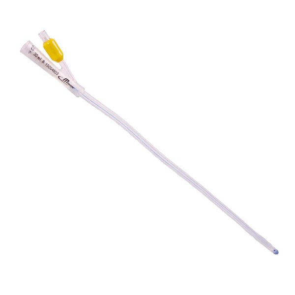 MDevices Catheters 20Fr (Yellow) / 40cm with 30mL Balloon / Standard Tip MDevices 2-Way Foley Catheter with Balloon