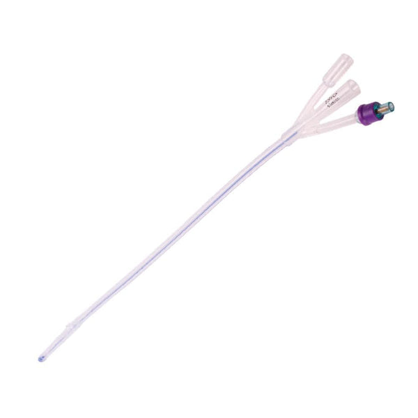 MDevices Catheters 22Fr (Purple) / 43cm with 50mL Balloon / Standard Tip MDevices 2-Way Foley Catheter with Balloon