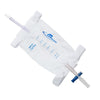MDevices Drainage Bags 500mL / 10cm Short Tube / Sterile MDevices Leg Bag - T-TAP Non-Return Valve with Bonded Step Connector and Silicone Straps