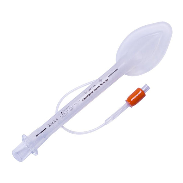 MDevices Anaesthesia 2.5 / Orange / Standard MDevices Silicone Disposable Laryngeal Airway Mask