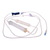 MDevices IV Lines 265cm / 2 x Needleless Access Sites and a Non-Return valve / Sterile MDevices Transfusion Pump Set