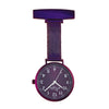 Meraki Silver/Purple Mesh Fob Watch