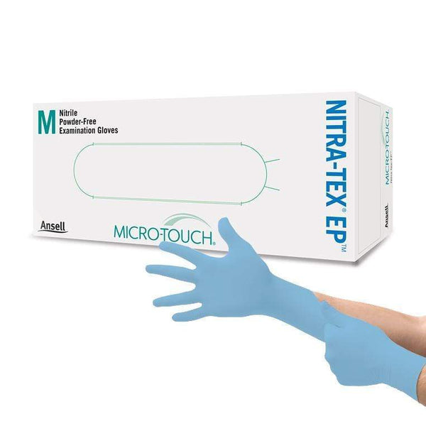 Ansell Nitrile Gloves Small Micro-Touch NitraTex EP Gloves