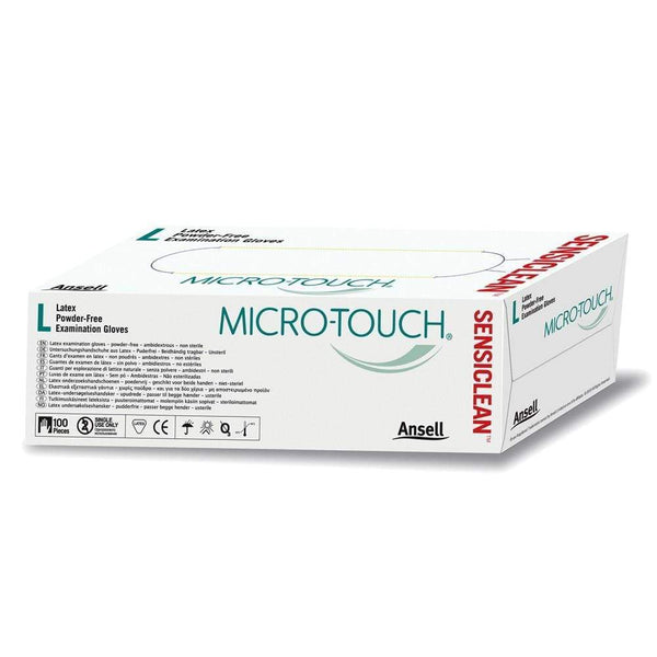 Ansell Latex Gloves Small Micro-Touch SensiClean Gloves