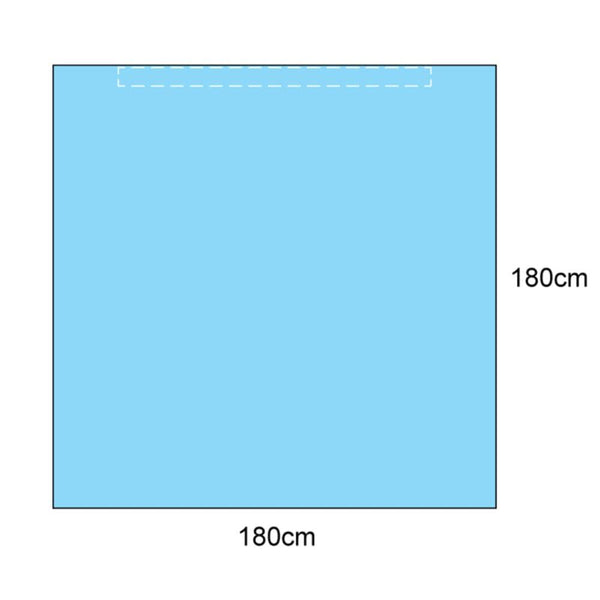 Multigate Drapes & Equipment Covers Body Drape WAdhesive Medium / Sterile / 28-553 Multigate Speciality Drapes