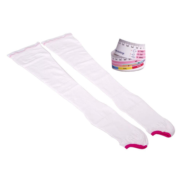 Multigate General Consumables X-Small / 6 Pair Per Pack / Pink Multigate Stockings Anti Embolism Knee Length