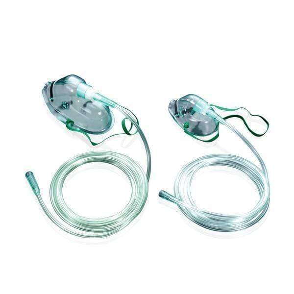 Besmed Oxygen Masks Adult with 210cm Oxygen Tubing Oxygen Masks