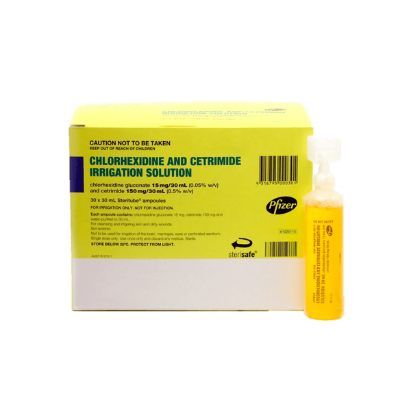 Pfizer Chlorhexidine Solution Pfizer Chlorhexidine and Cetrimide Steritube