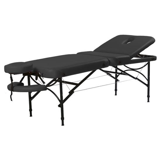 Pacific Medical Australia Massage Tables Black / 3 Section Portable Massage Table