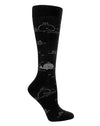 Prestige Medical Socks/Hosiery Whales Grey and Black Prestige 30cm Premium Knit Compression Socks