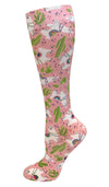 Prestige Medical Socks Llamas Pink Prestige 30cm Soft Comfort Compression Socks