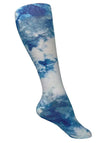 Prestige Medical Socks Tie Dye Blue Ice Prestige 30cm Soft Comfort Compression Socks