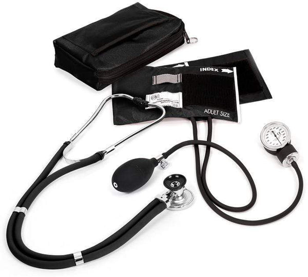 Prestige Medical Sphygmomanometer Kits Black Prestige Aneroid Sphygmomanometer / Sprague Rappaport Kit