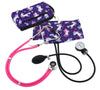 Prestige Medical Sphygmomanometer Kits Unicorns Violet Prestige Aneroid Sphygmomanometer / Sprague Rappaport Kit