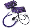 Prestige Medical Sphygmomanometer Kits Galaxy Purple Prestige Aneroid Sphygmomanometer / Sprague Rappaport Kit