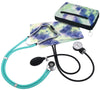 Prestige Medical Sphygmomanometer Kits Tie Dye Tropical Reef Prestige Aneroid Sphygmomanometer / Sprague Rappaport Kit