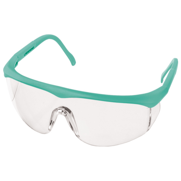 Prestige Medical Safety Glasses Teal Prestige Colored Full Frame Safety Glasses