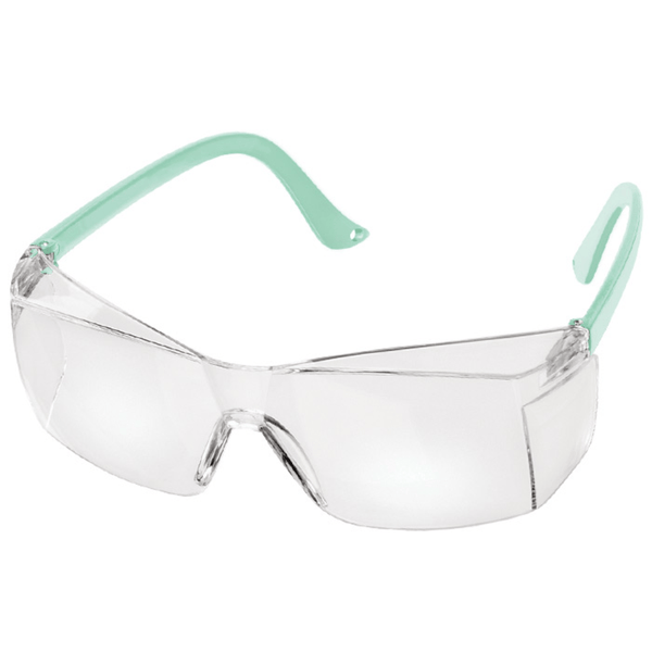 Prestige Medical Safety Glasses Aqua Sea Prestige Coloured Temple Safety Glasses