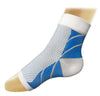 Prestige Medical Socks White/Sky Blue Large Prestige Plantar Fasciitis Socks