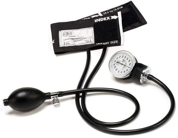 Prestige Medical Hand Held Sphygmomanometers Black / Infant 5.0"-7.25" Prestige Premium Aneroid Sphygmomanometer