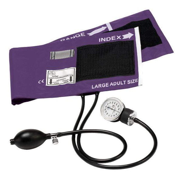 Prestige Medical Hand Held Sphygmomanometers Purple / Large 13.5"-20.0" Prestige Premium Aneroid Sphygmomanometer